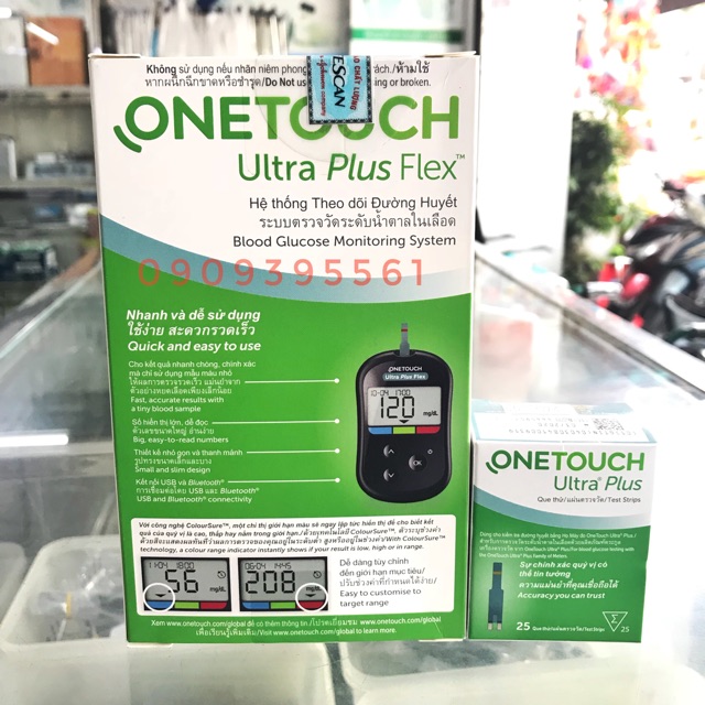 Máy Đo Đường Huyết One Touch Ultra Plus Flex Johnsons & Johnson