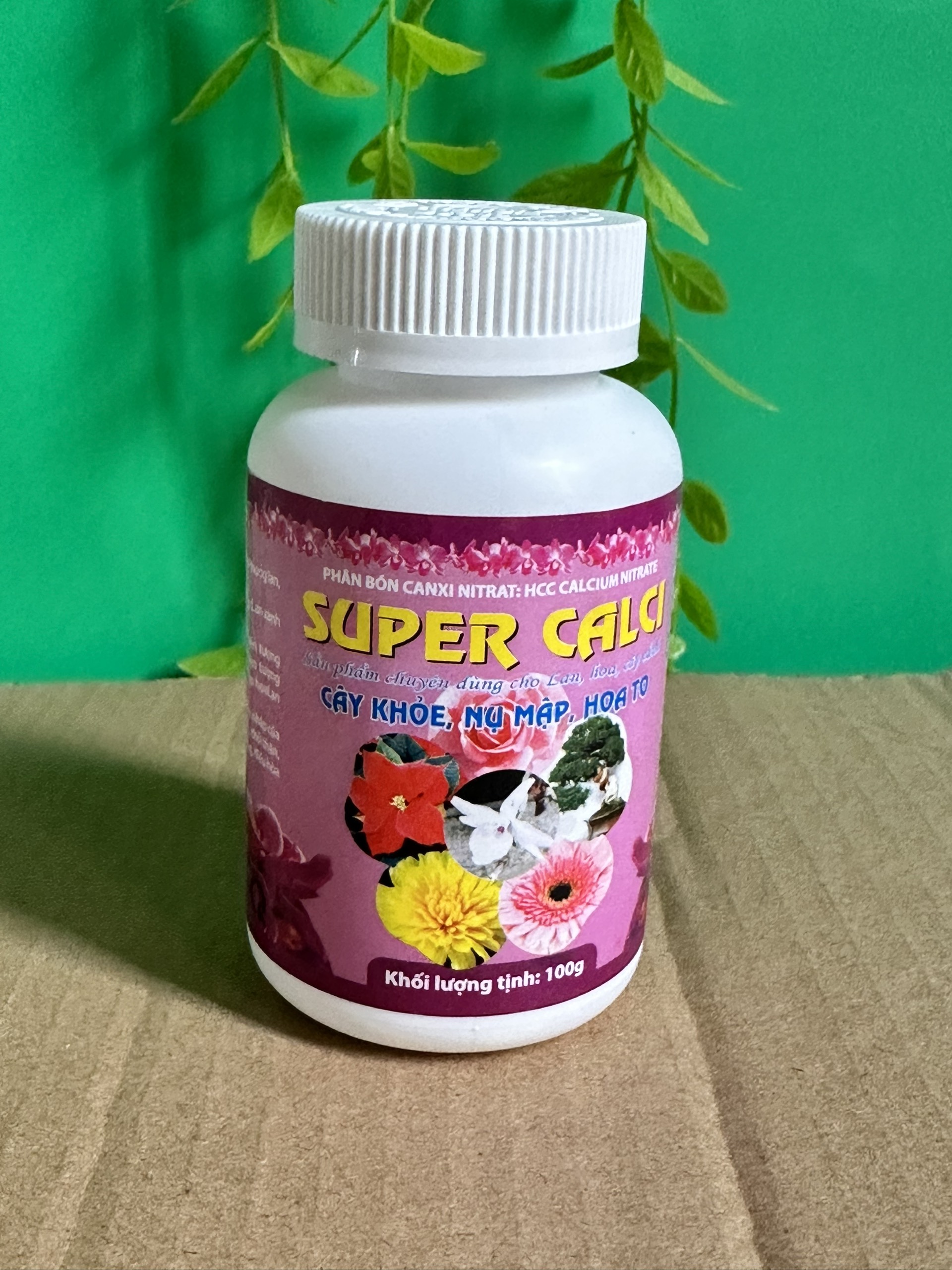 Super Canxi thầy Tám Ngọc giúp cứng cây, phát triển nhiều nhánh, nhiều mầm dành cho hoa lan cây cảnh