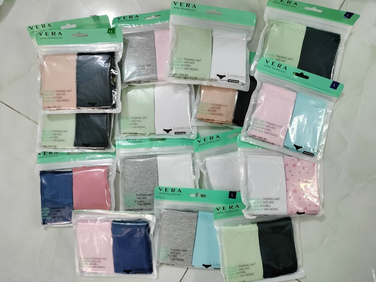 Combo 2 Quần Lót Nữ Cotton VERA (giao màu ngẫu nhiên)