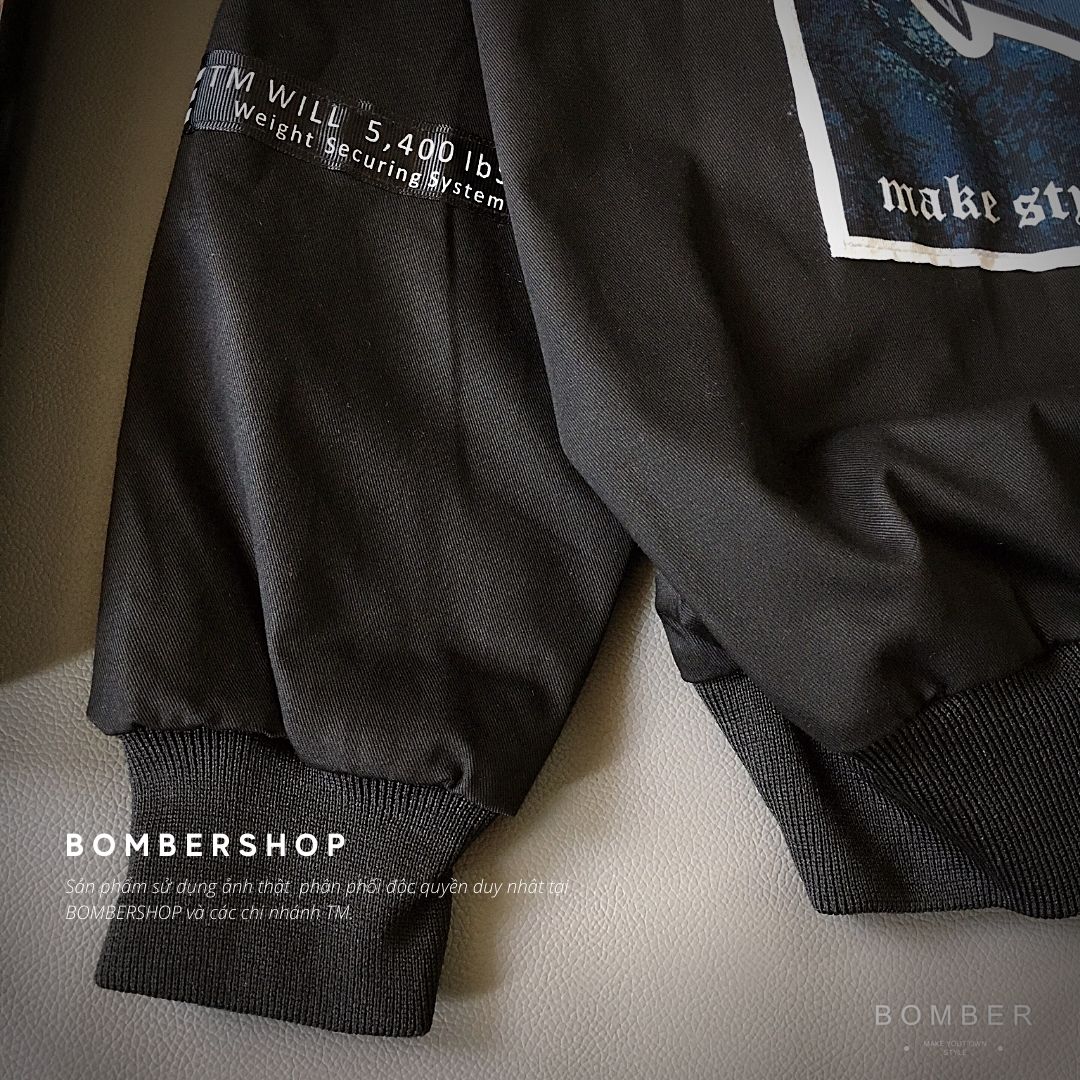 [HCM][Video + ảnh thật] Áo khoác Bomber Design DADDY.BEAR (dòng hàng thiết kế)