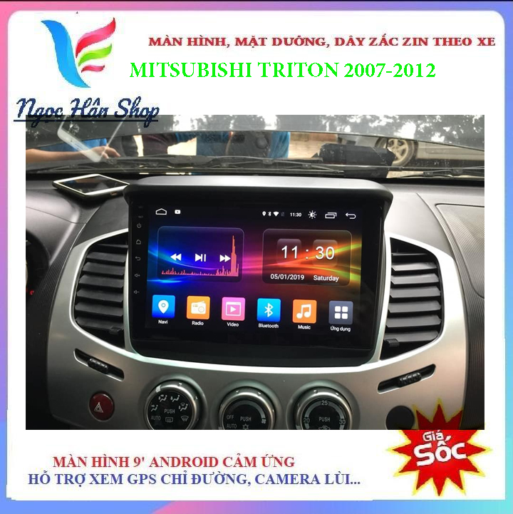 [Hỗ Trợ Lắp Đặt Tại Hà Nội] Màn hình Android cho xe MITSUBISHI TRITON (PAJERO), với android 10.1 màn cảm ứng, lướt web, xem phim, nghe nhạc, chơi game trực tuyến - dvd android ô tô, camera quay trong xe oto