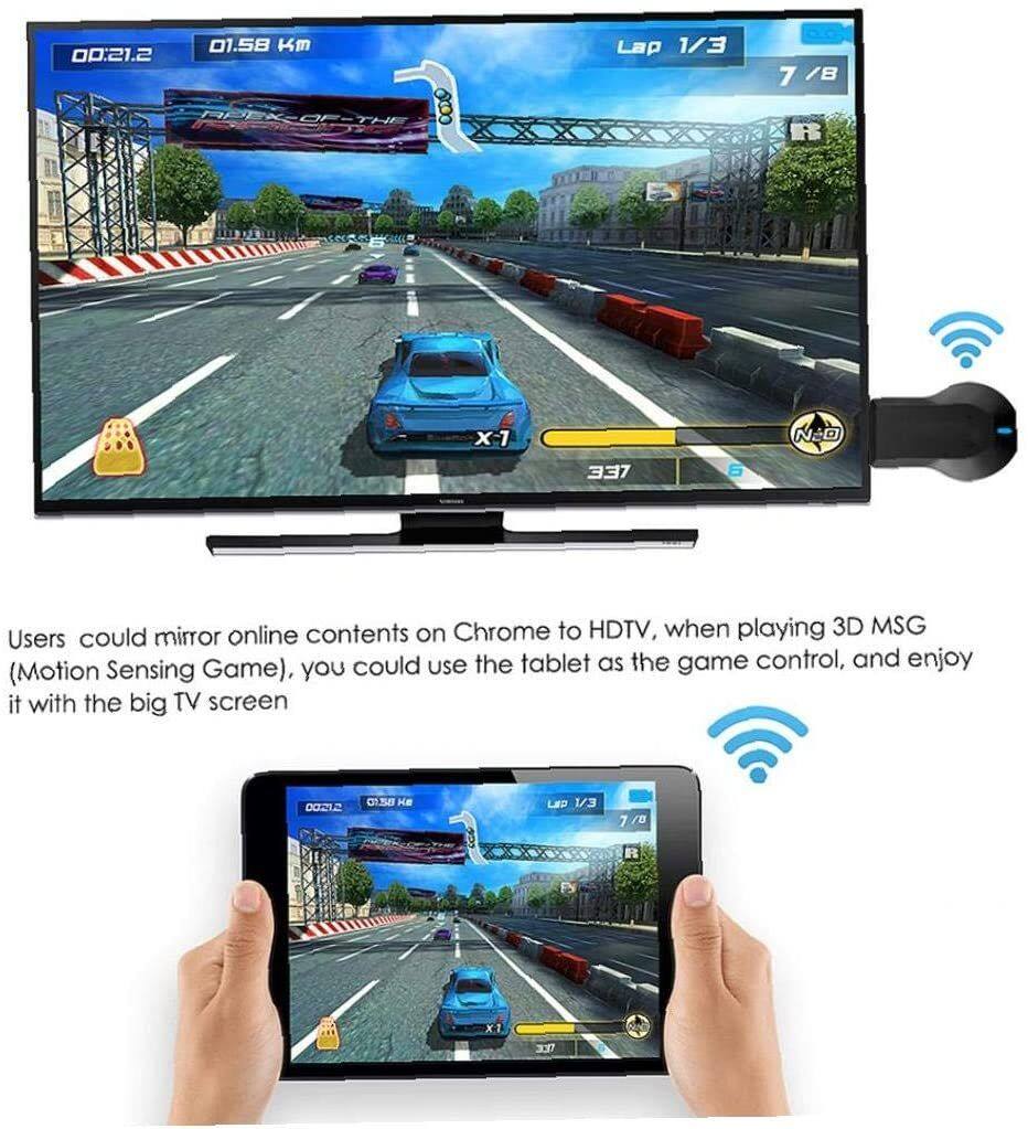 Anycast M9 Plus รุ่นใหม่ล่าสุด 2022 HDMI WIFI Display เชื่อมต่อมือถือขึ้นทีวี รองรับ iPhone/iPad Google Chrome,Google Home และ Android Screen Mirroring Cast Screen AirPlay DLNA MiracastrPlay DLNA Miracast