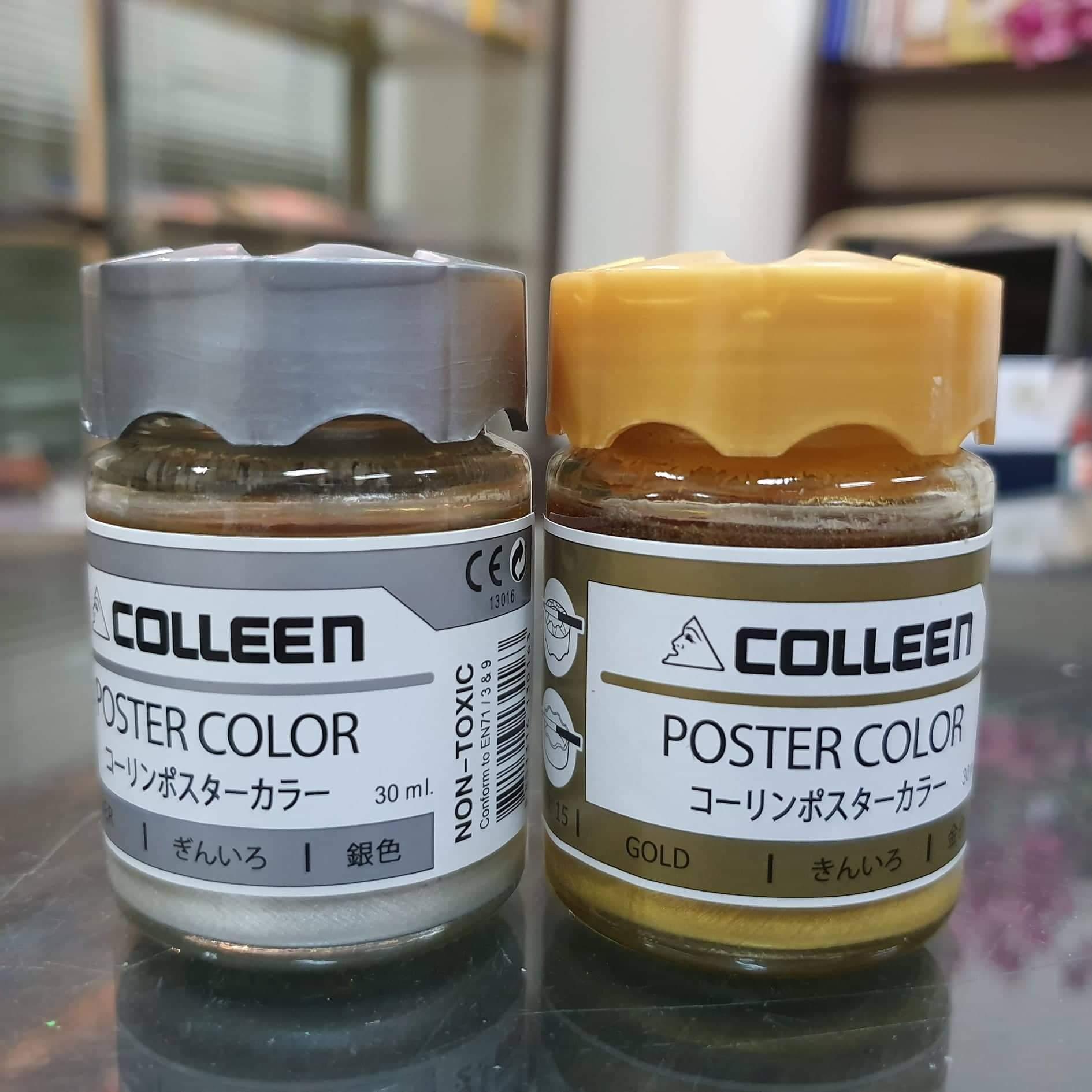 [HCM]Màu nhũ poster Colleen Vàng/Bạc 30ml