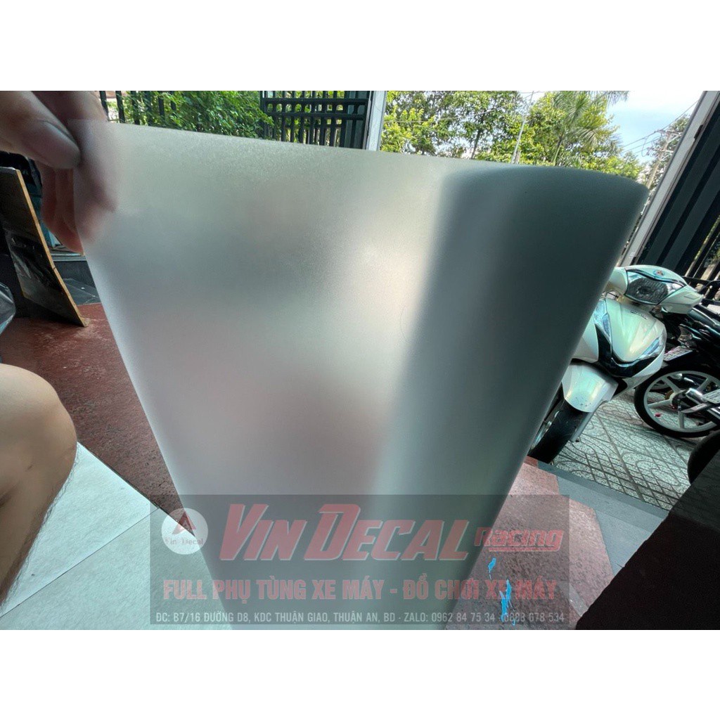 5 mét decal keo NHÁM MỜ dán xe dán điện thoại laptop dán kính kích thước 5000X60cm