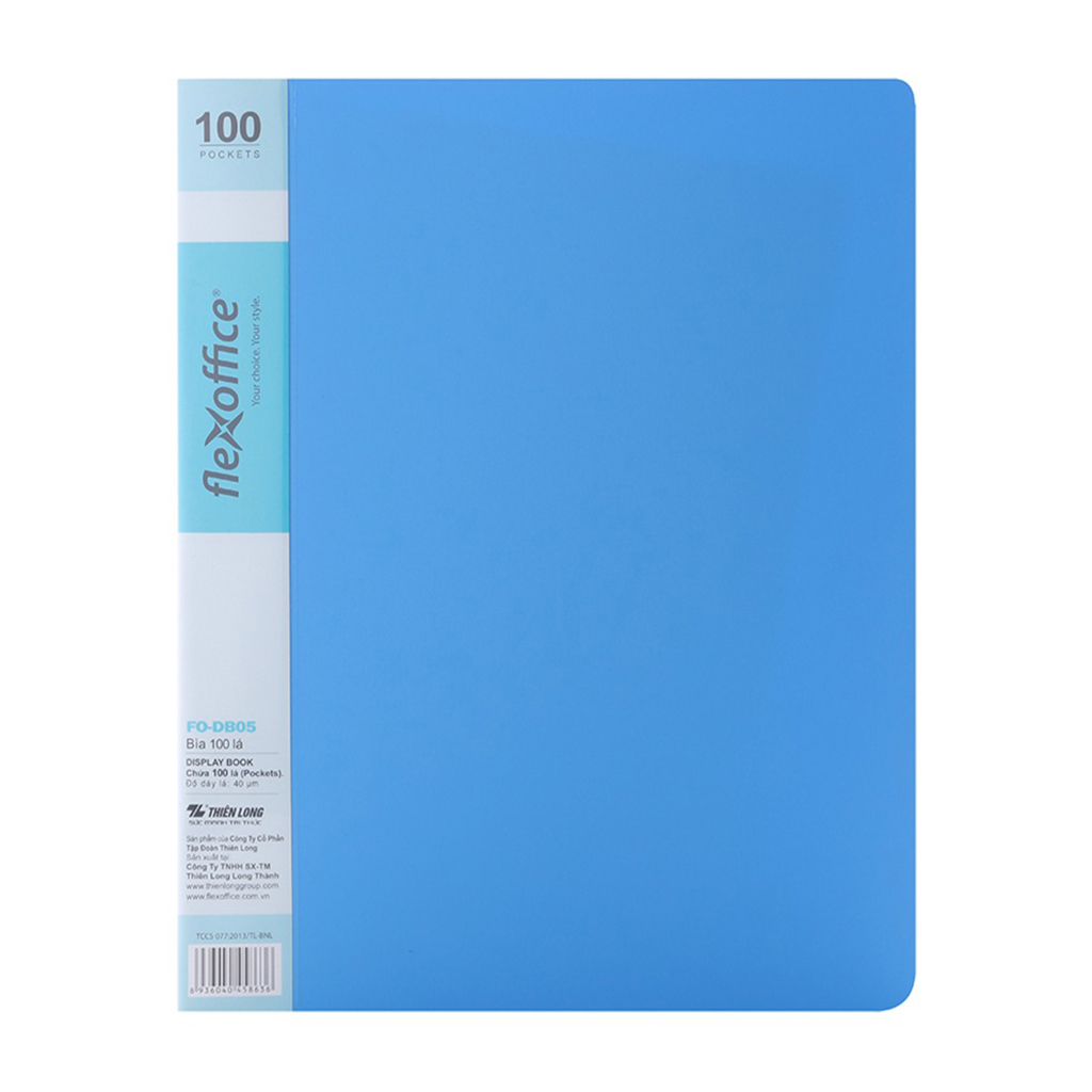 Bìa 100 Lá A4 Thiên Long Flexoffice FO-DB05