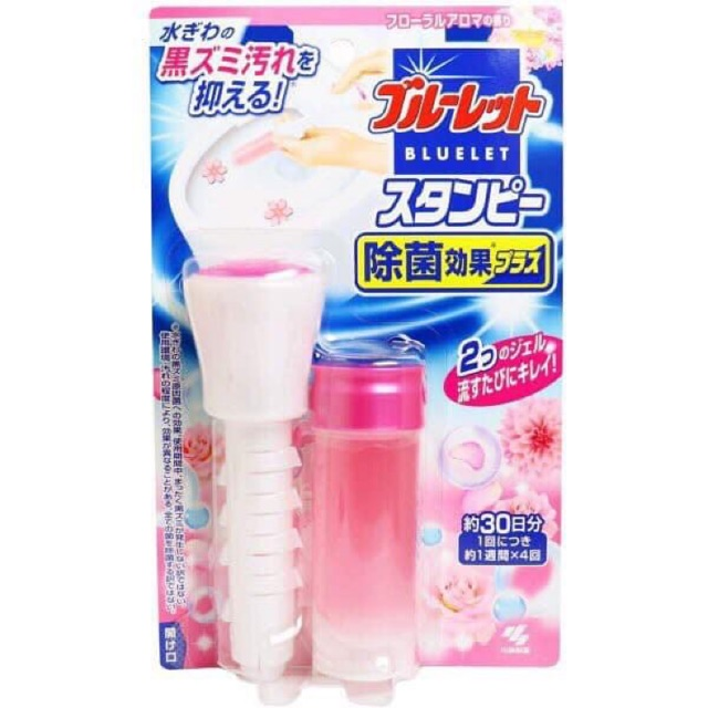 Gel khử mùi, diệt khuẩn bồn cầu hình hoa dùng trong 30 ngày Nhật Bản