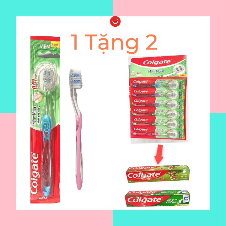 Bàn chải đánh răng Colgate lông mềm mảnh chăm sóc nướu