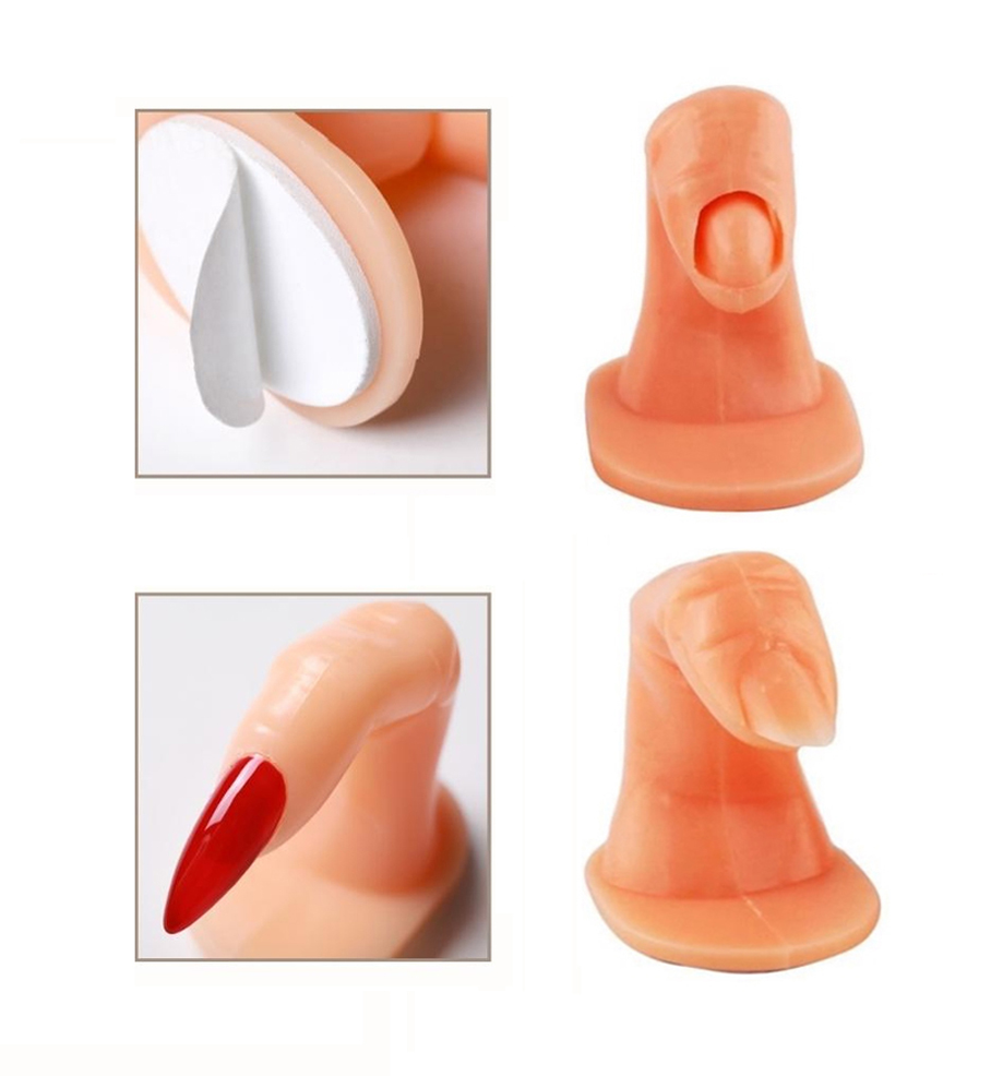 [Mua 1 tặng 1] Ngón ta.y giả (không và có móng) học làm nail trang trí chăm sóc móng Shop HNnail