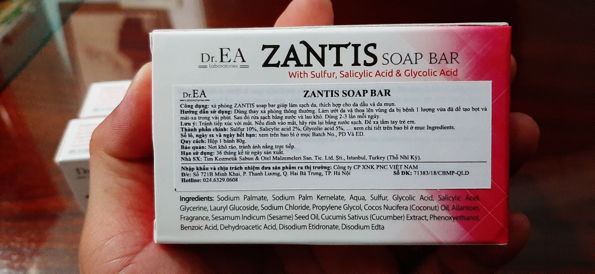 xà phòng zantis
