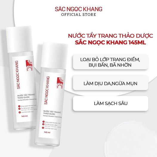 Combo 2 Sản Phẩm { Sữa Rửa Mặt 100g + Nước Tẩy Trang 145ml }