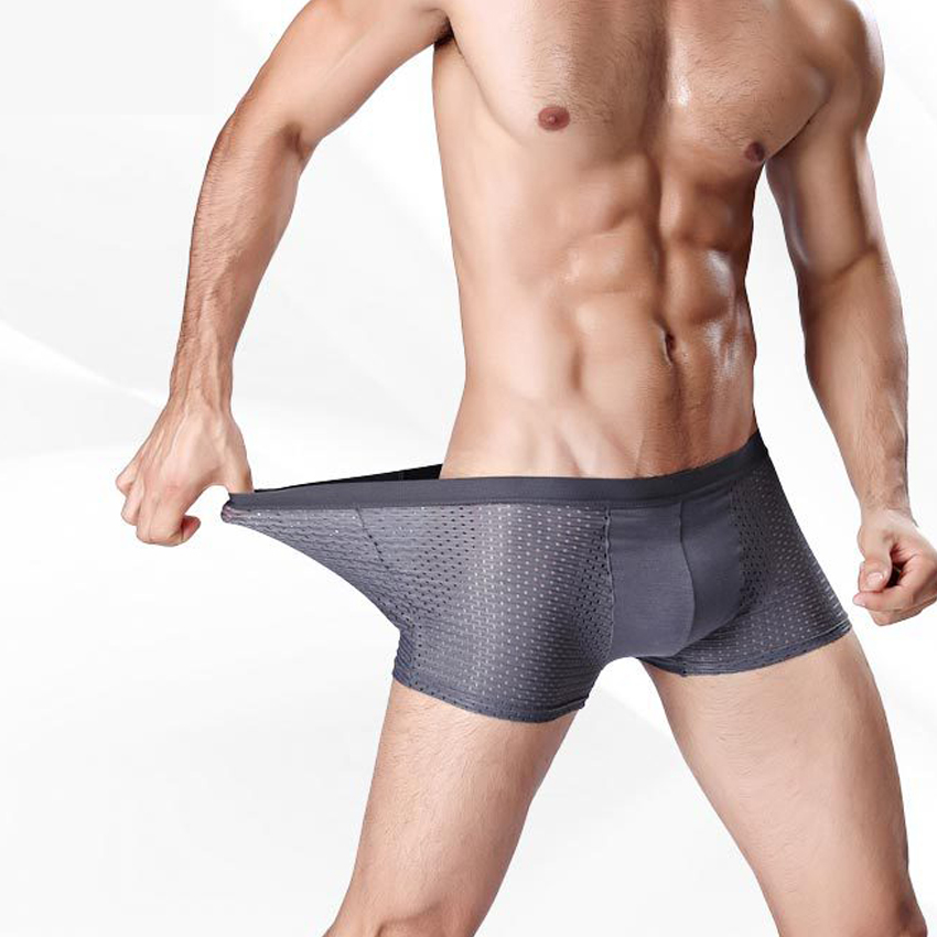 Hộp 4 Sịp Đùi Boxer Thông Hơi Cao Cấp Dành Cho Nam VEIKUCOOL