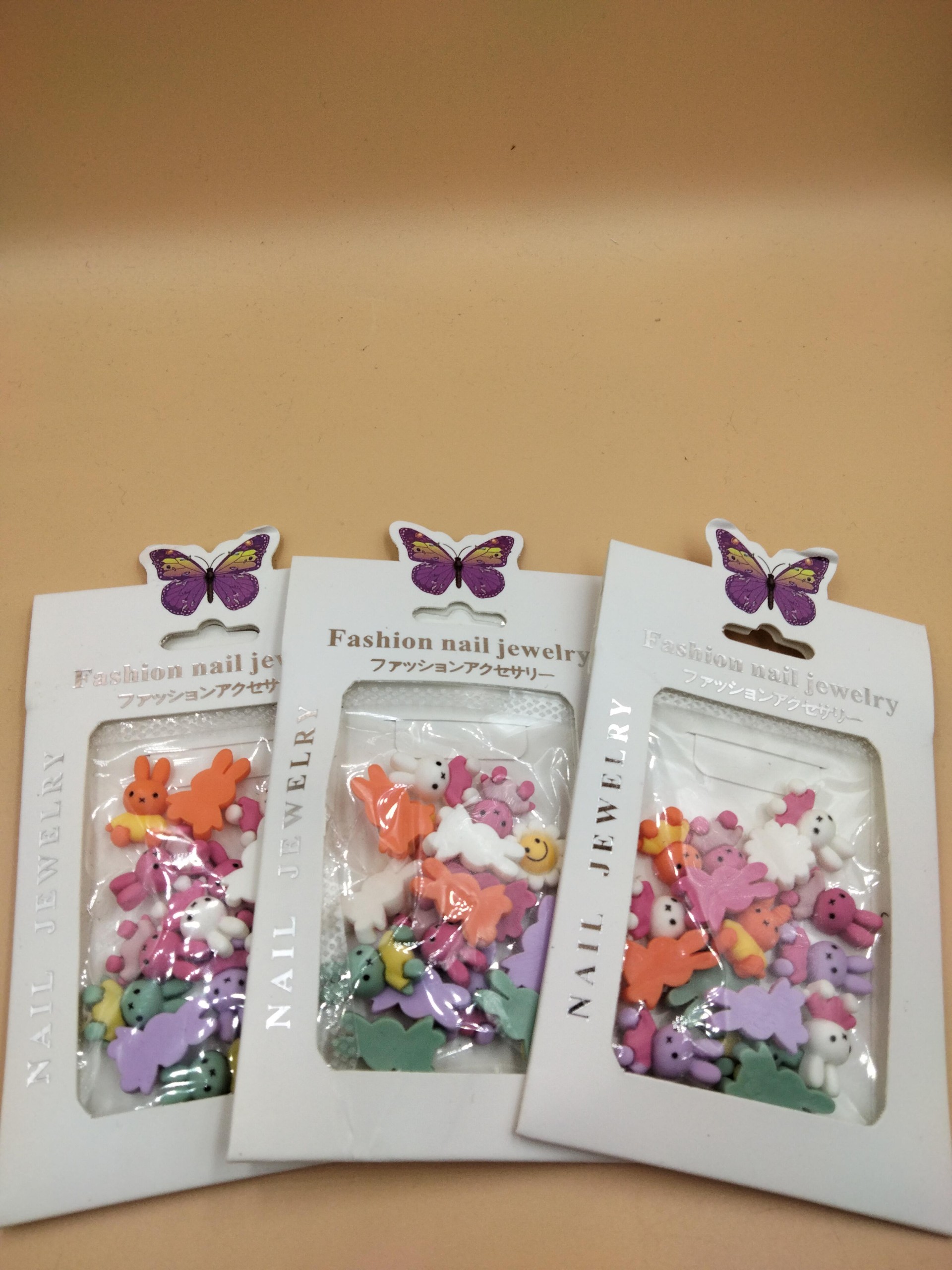 Charm thỏ nail cao cấp, Charm thỏ gắn móng