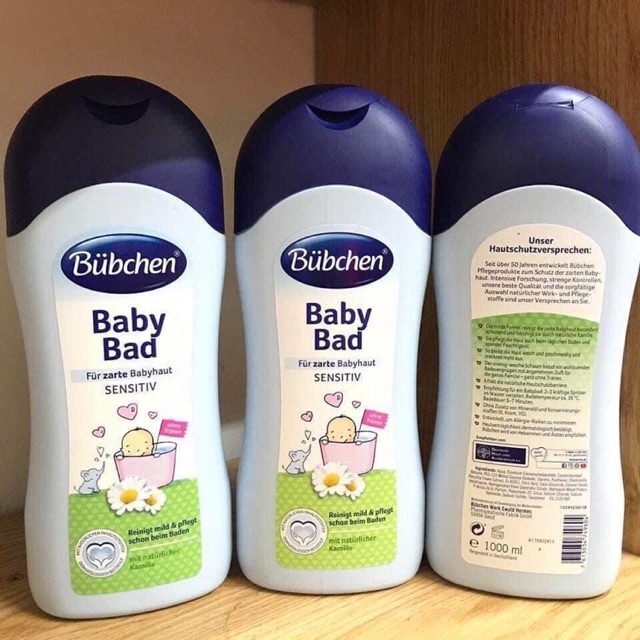 Sữa Tắm Gội Cho Bé Bubchen 1 lít