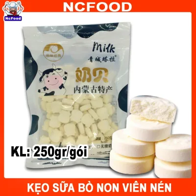[FREESHIP+VOUCHER 10K] Kẹo Sữa Non Nén Siêu Ngon - Gói 250g (100 viên) (NCFOOD)