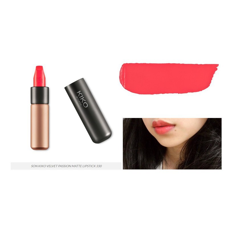 Son Kiko Velvet Passion Matte 330 – Coral