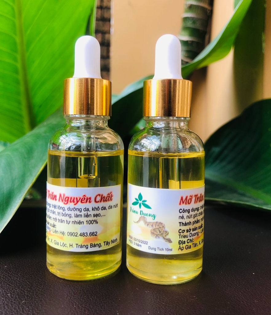 Mỡ trăn nguyên chất Triêu Dương