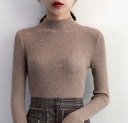Áo len tăm cổ 3 phân (quảng châu)