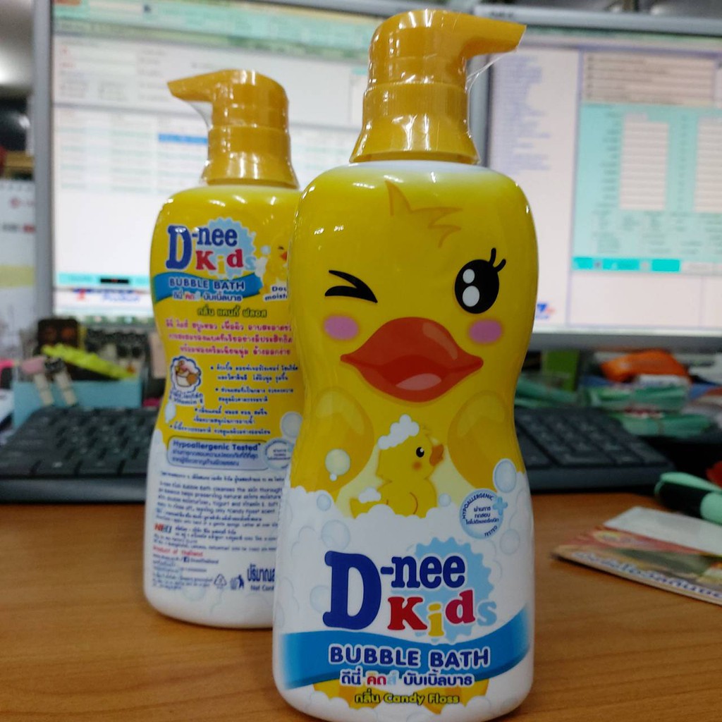 Sữa tắm gội 2in1 Dnee Thái Lan hình thú 400ml/chai