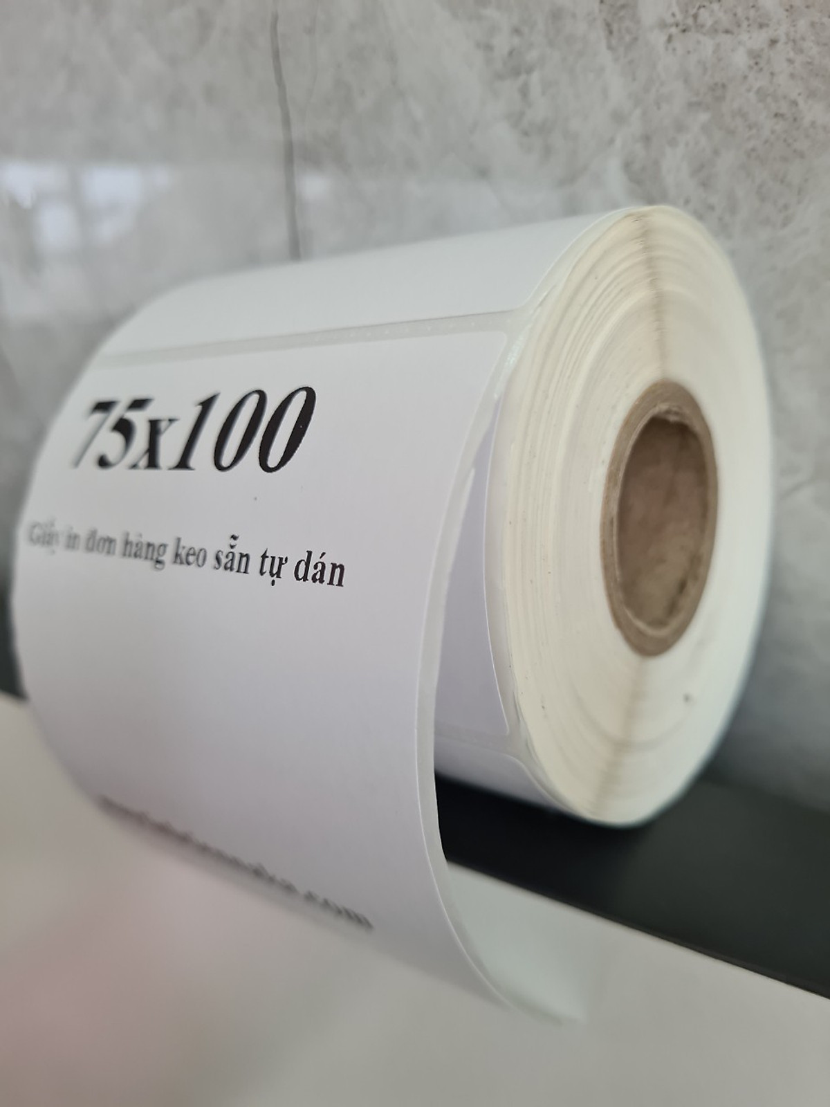 Tem decal nhiệt 75x100mm dùng in vận đơn