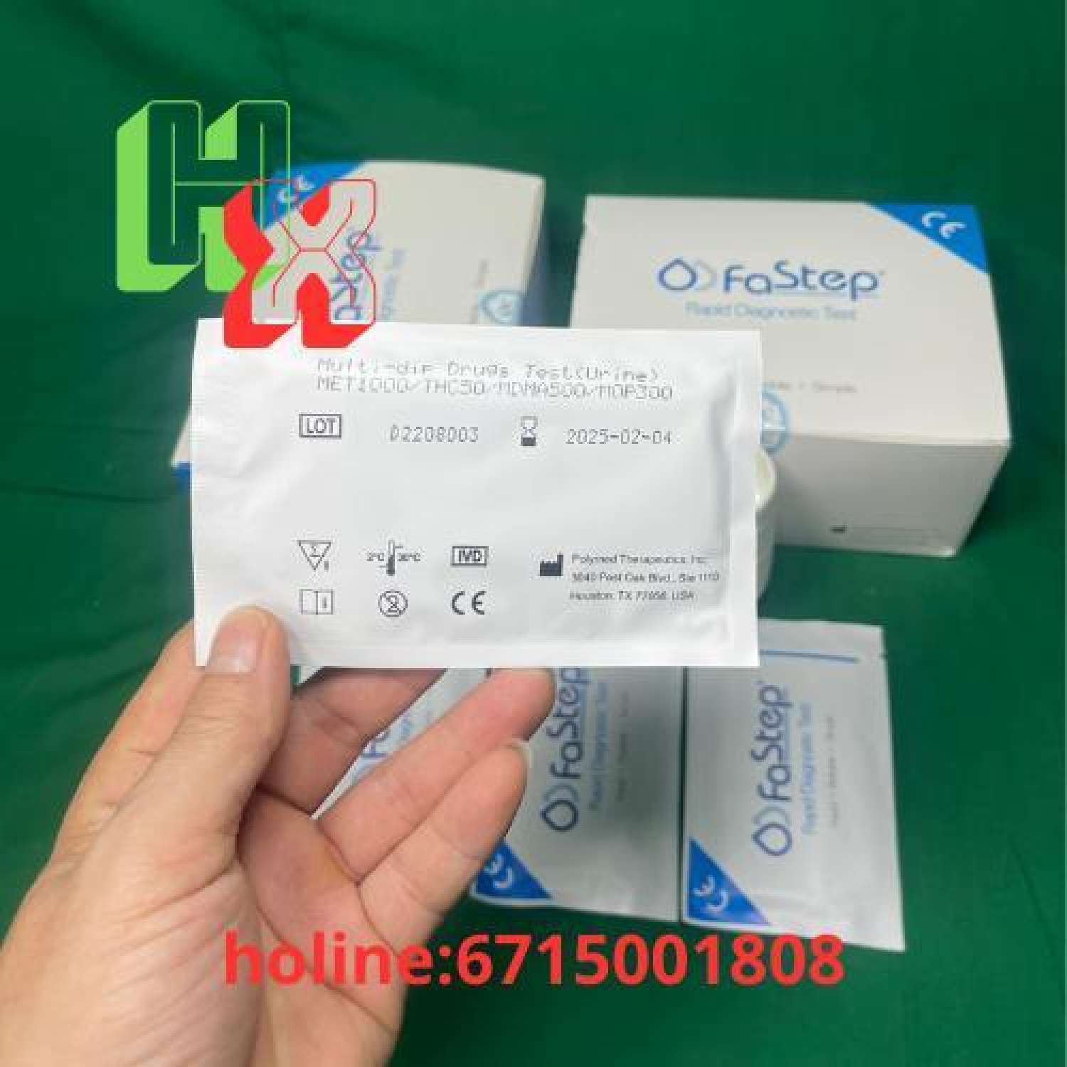 Que Test Thử Ma Túy 4 Chân Fastep USA (Cam Kết Hàng Chính Hãng)