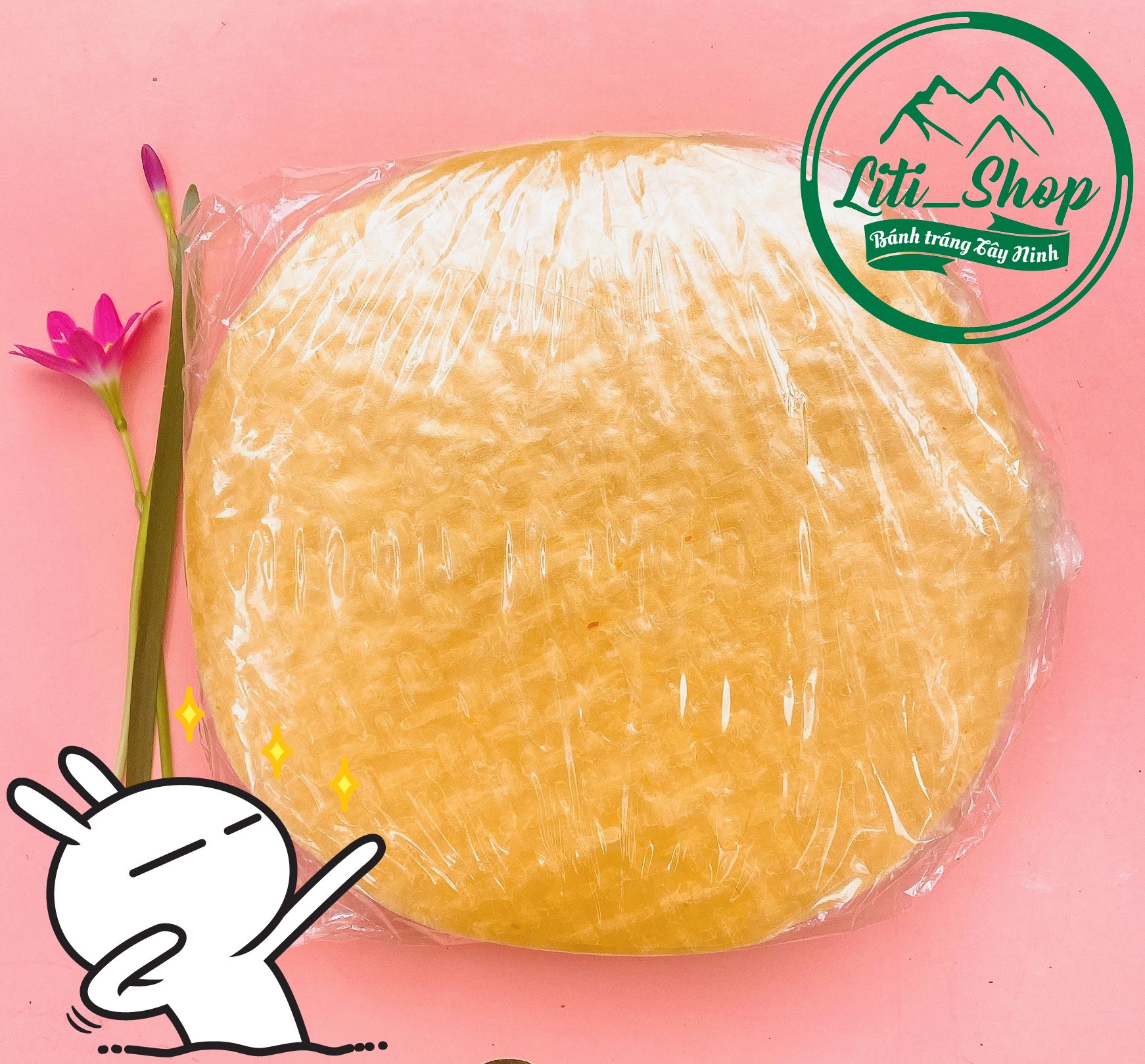 Bánh tráng Muối ớt 500Gr [Loại tròn]