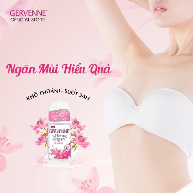 Lăn khử mùi hương nước hoa Gervenne 50ml (3 mùi)