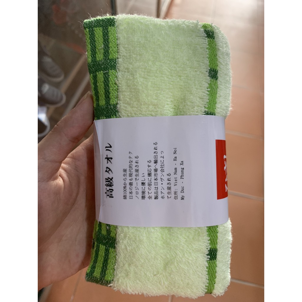 Khăn mặt bông cao cấp xuất khẩu Nhật Bản