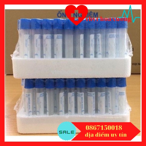 Ống nghiệm EDTA màu xanh(HTM)