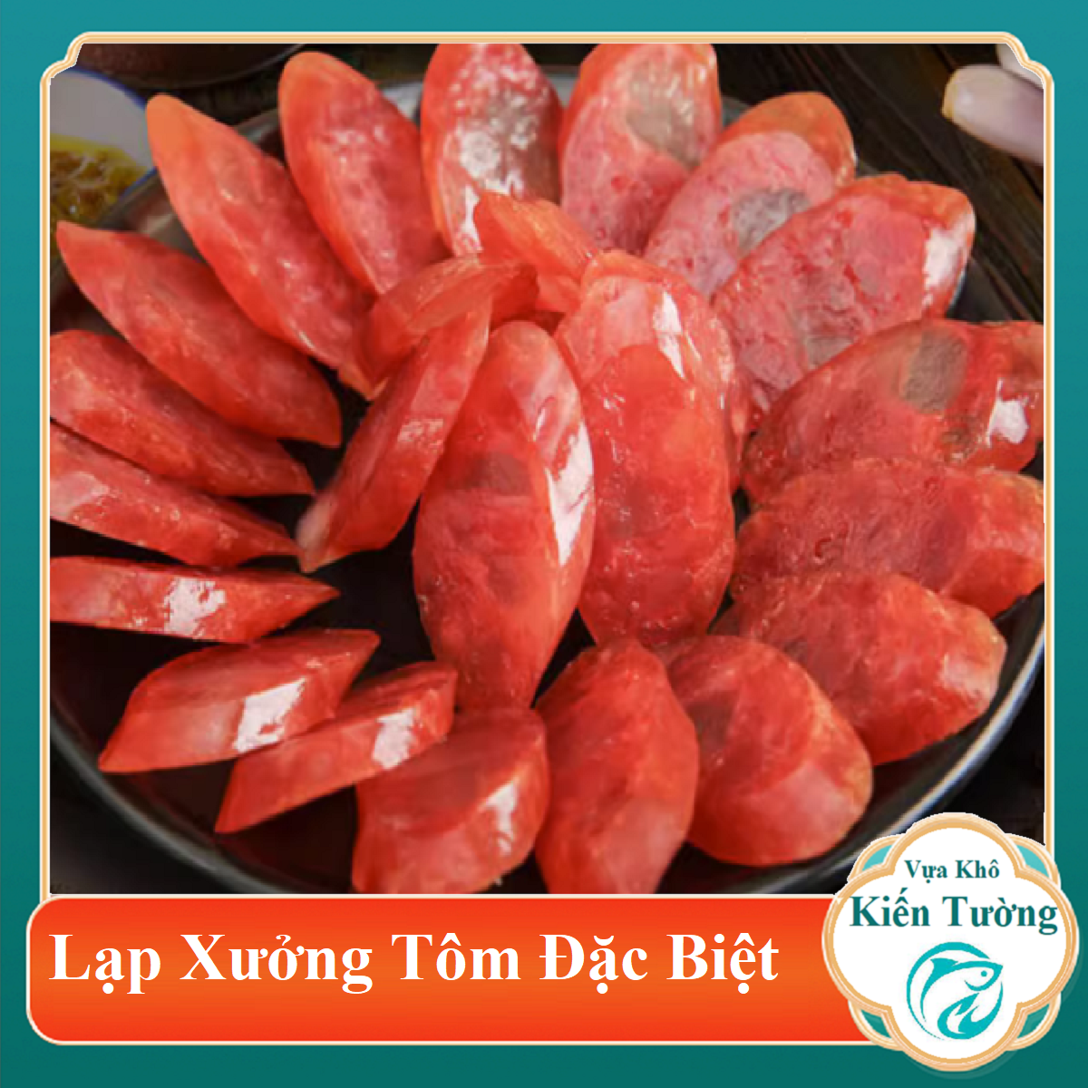 1 kg LẠP XƯỞNG TÔM TƯƠI đặc sản Minh Triết-Vựa Khô Kiến Tường