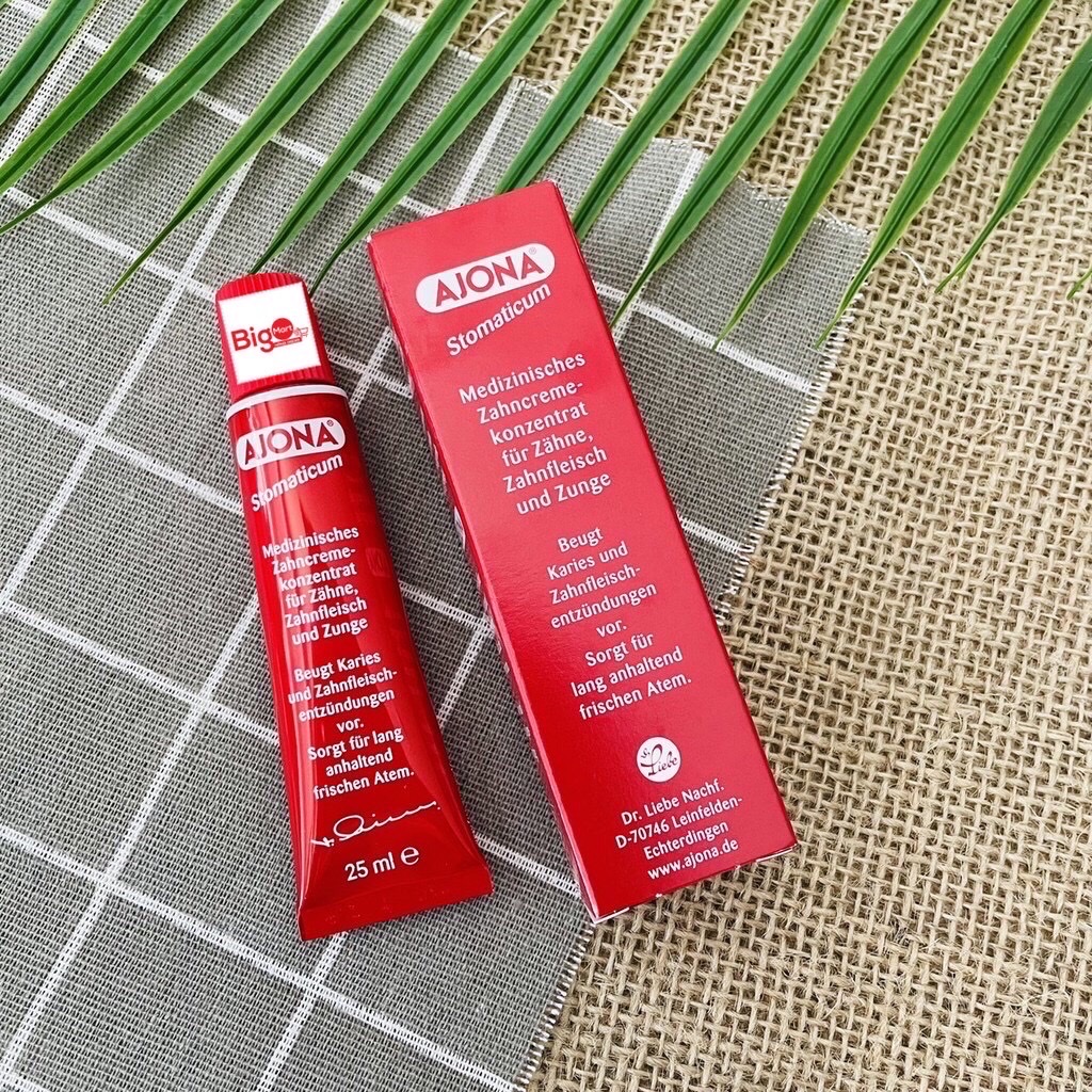 Kem đánh răng AJONA Tuýp 25ml Đức