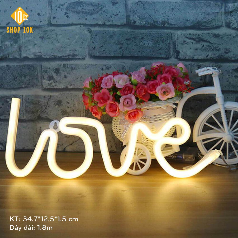 Đèn trang trí/ Đèn led Neon light ánh sáng long lanh - SP004705
