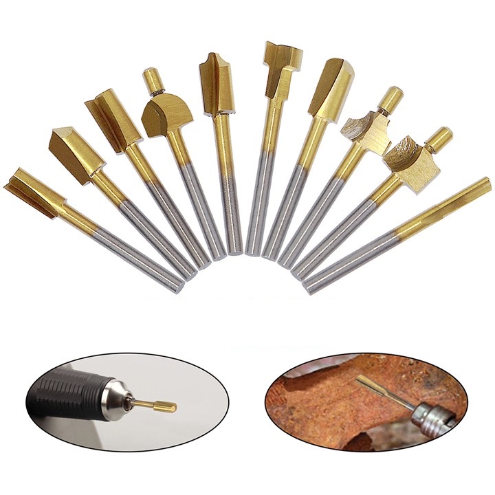 Mũi phay gỗ đa hình cán 3mm