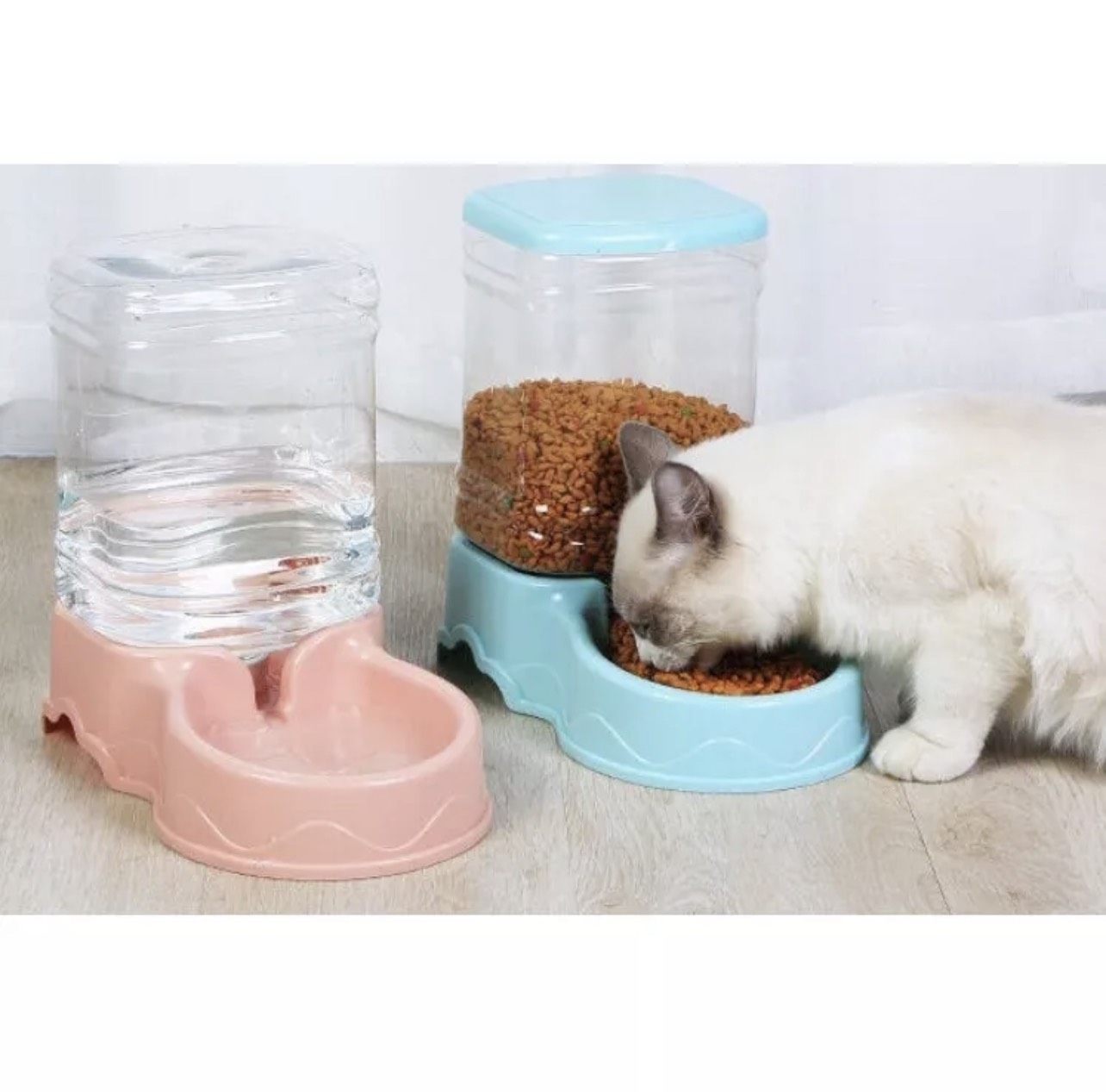 Khay Đựng Thức Ăn Nước Uống Tự Động Cho Thú Cưng