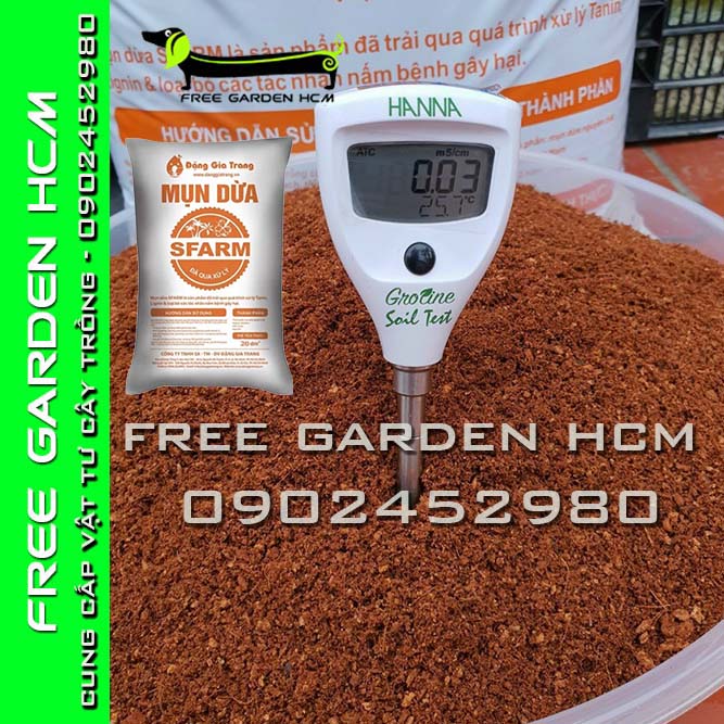 BAO 20dm3 (5,4kg) MỤN DỪA SFARM ĐÃ XỬ LÝ