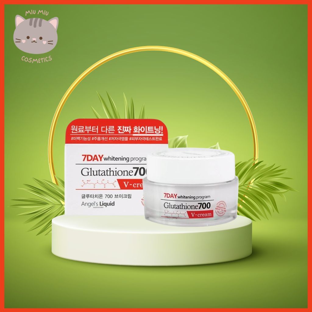 Kem dưỡng trắng sáng da.. 7day whitening program.. glutathione 700 v-cream 50ml