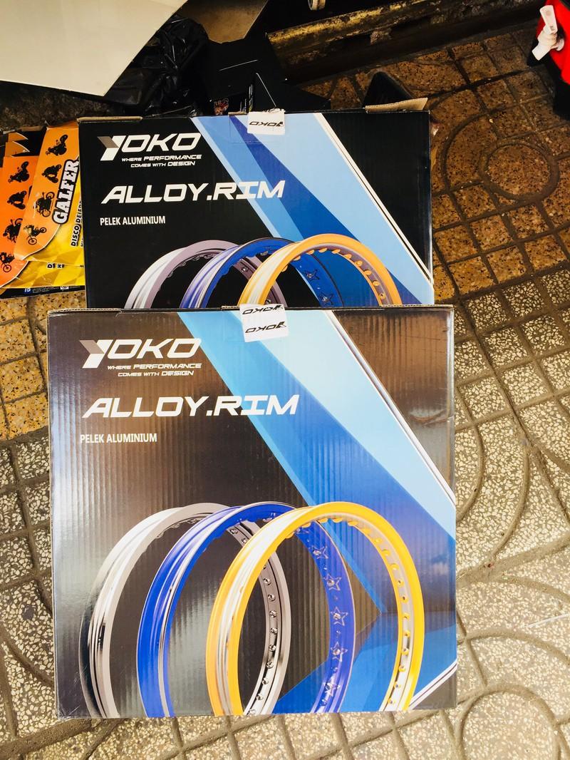 Cặp niềng nhôm Yoko 1.40 1.60 17 in bạc