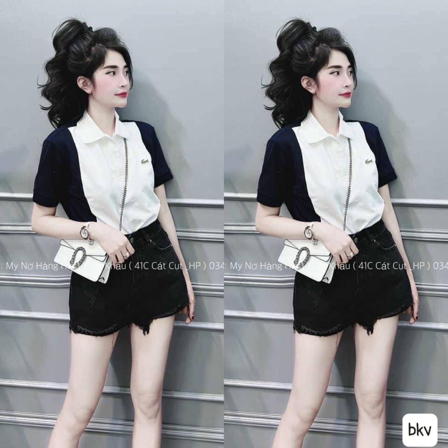 Áo thun Polo phối màu - Chất đẹp