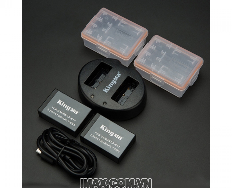 SẠC ĐÔI KINGMA CHO PIN LP-E17