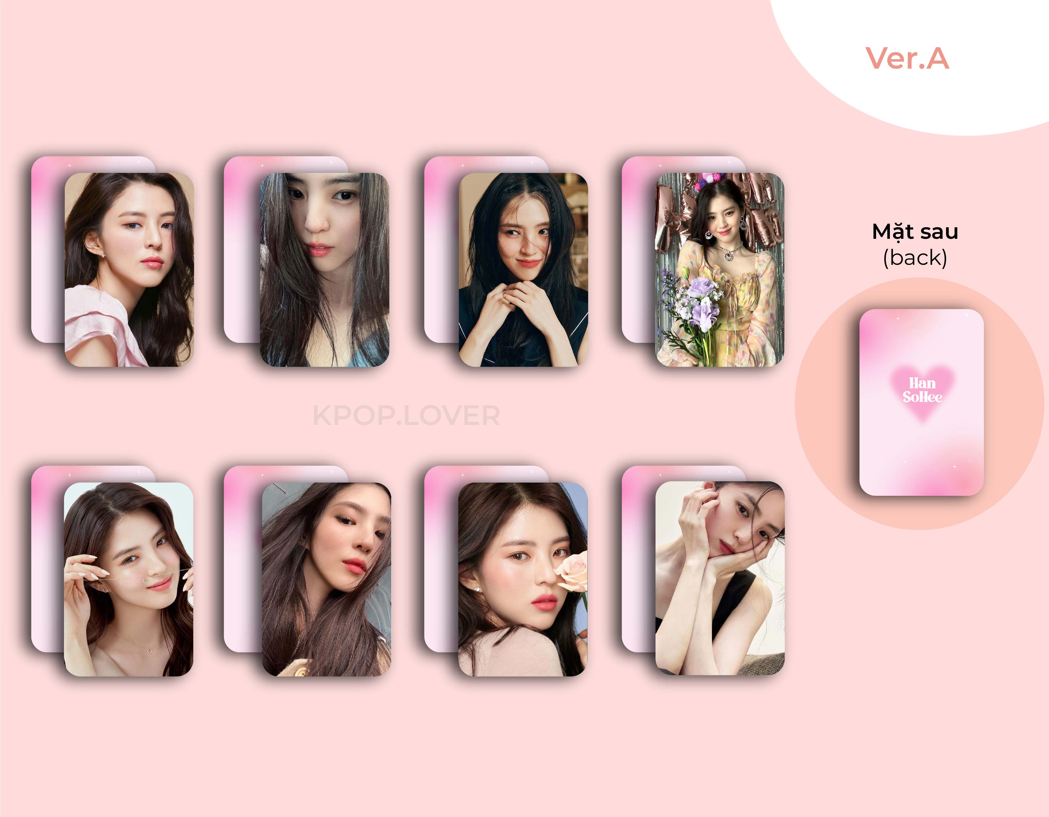 SET 8 CARD BO GÓC HAN SO HEE