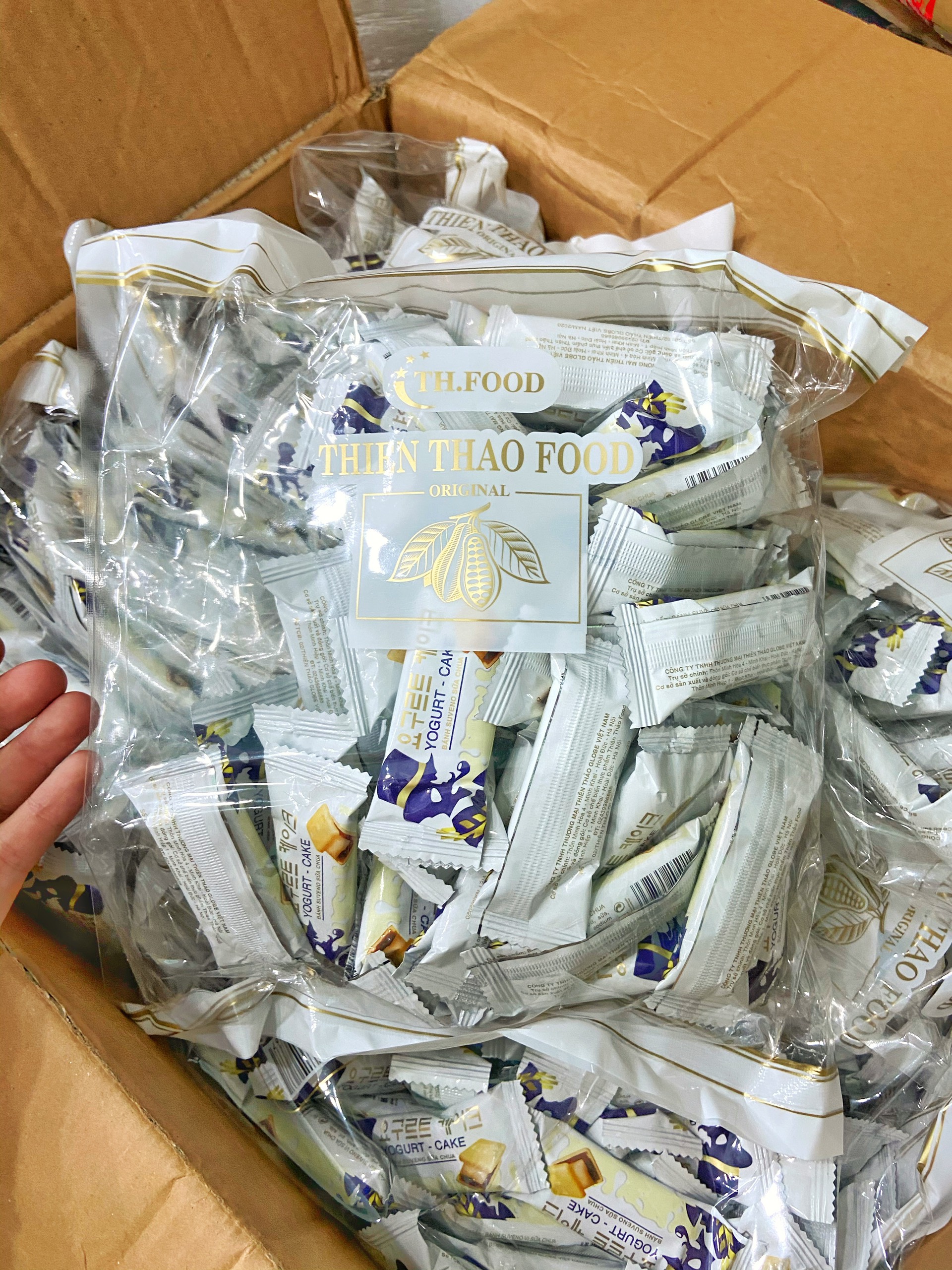 HOT 500G BÁNH XỐP THIÊN THẢO FOOD VỊ SỮA CHUA TRUYỀN THỐNG | Lazada.vn