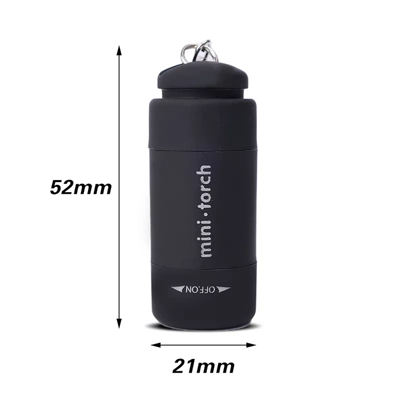 Đèn pin sạc  chống nước kiêm móc khóa mini torch- den pin cam tay - móc khóa đèn pin - moc khoa -  - đèn bão - đèn cắm trại dã ngoại