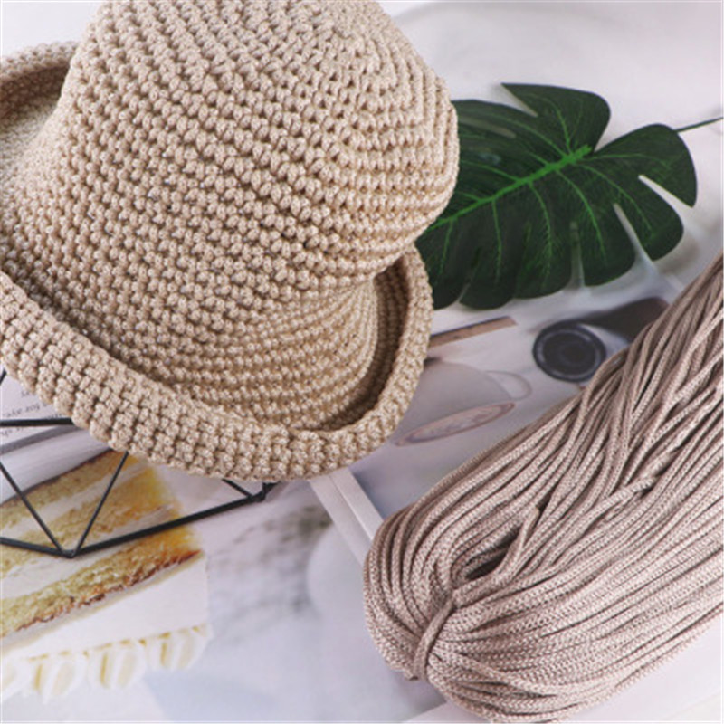 Sợi dù đan móc mũ, túi handmade
