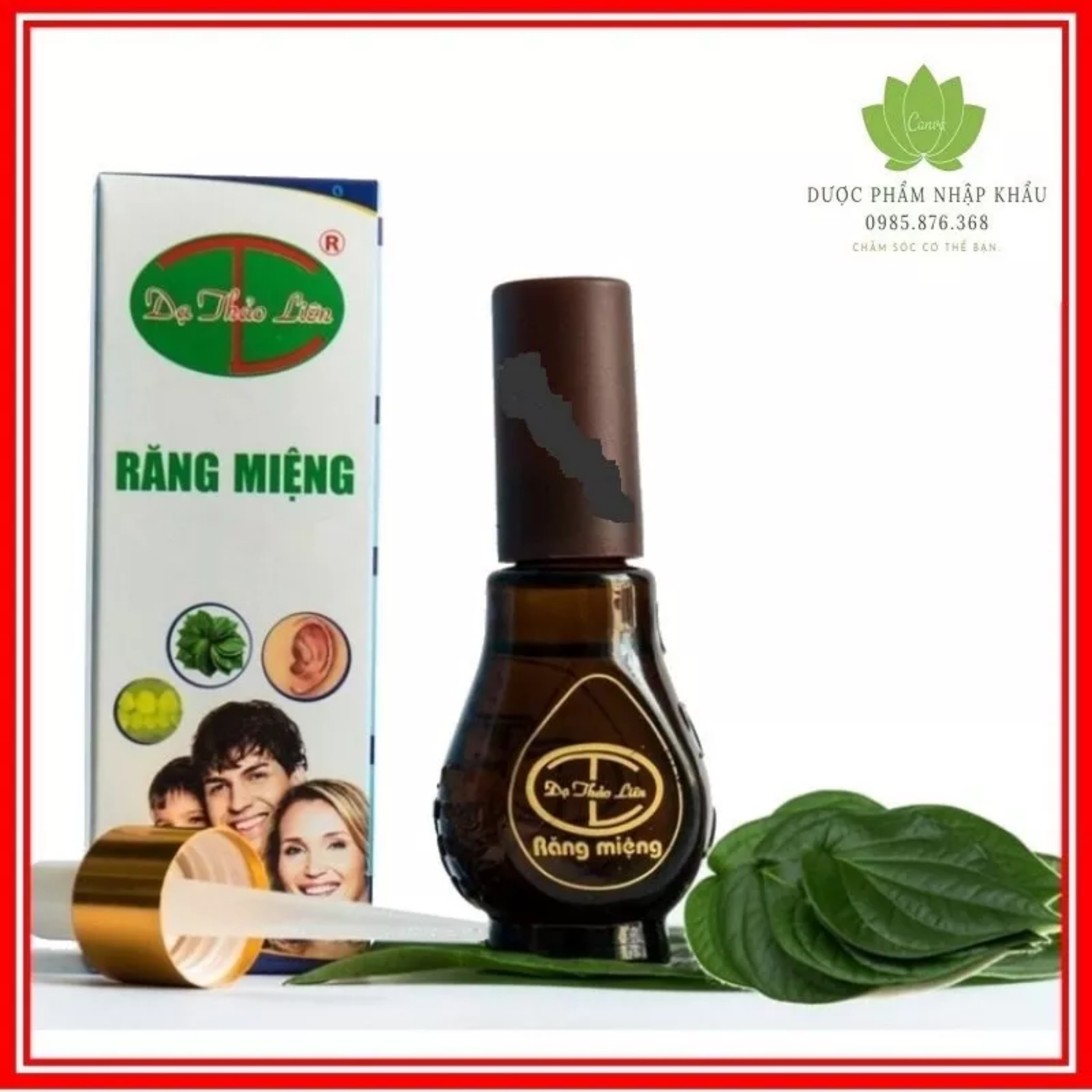 TỊNH DẦU RĂNG MIỆNG- DẠ THẠO LIÊN LOẠI 20ml