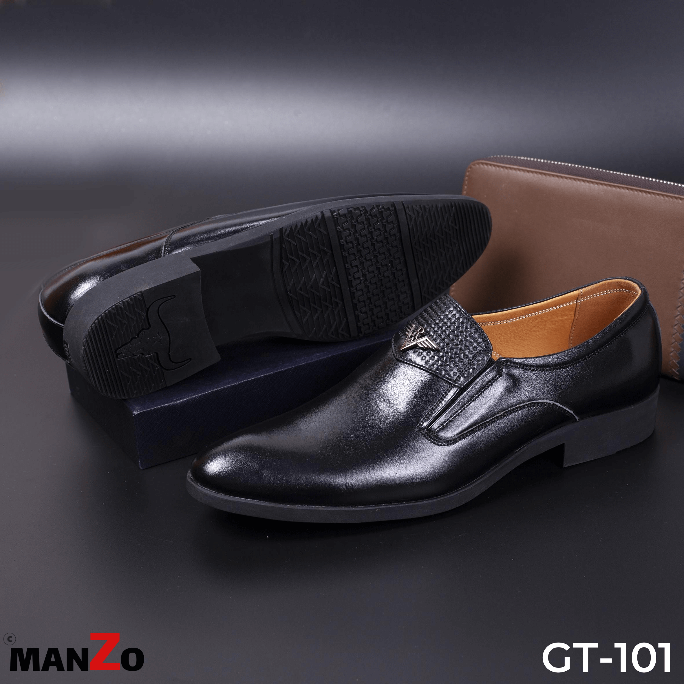 Giày da nam công sở cao cấp MANZO - Bảo hành 12 tháng - GT 101