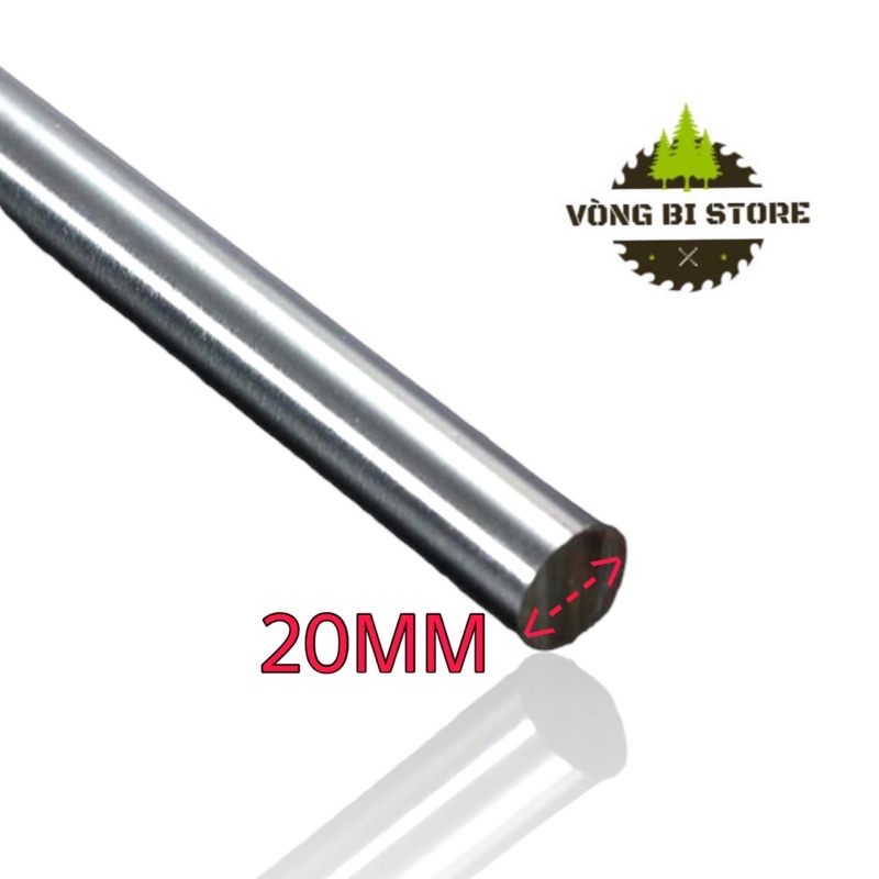 [Giá ưu đãi] Thanh trượt tròn mạ Crom 20mm (Ty ben cứng)