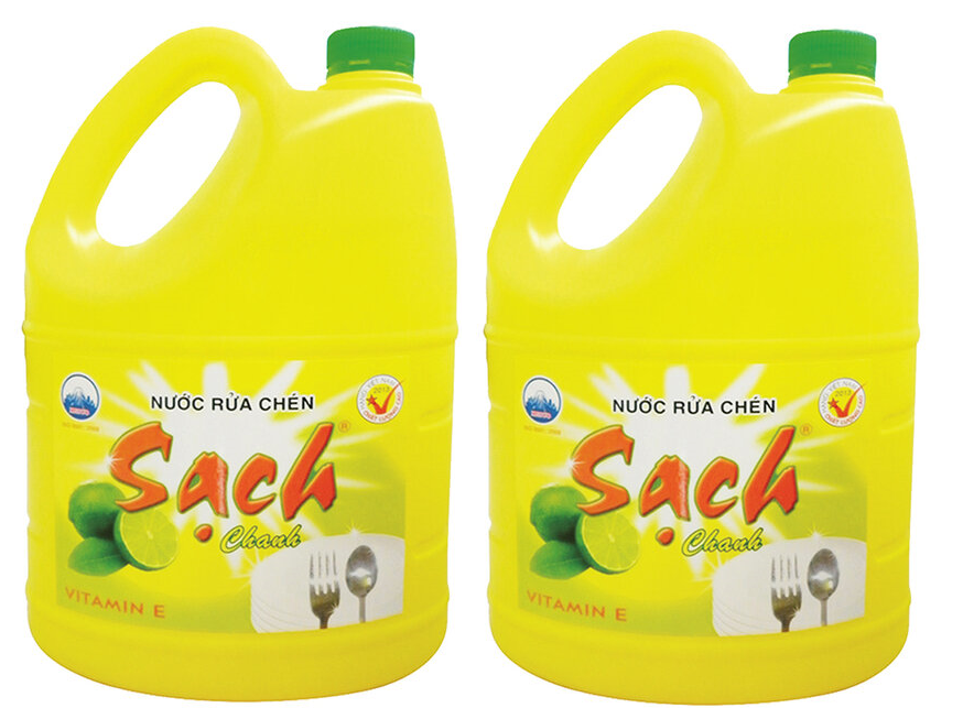 Can Nước rửa chén Net Sạch 4kg chanh/trà xanh