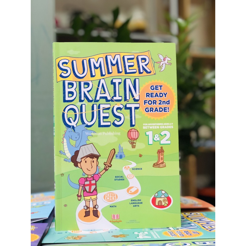 Sách Summer Brain Quest Grade 1&2 ( 6 - 7 Tuổi ) - Nhà Sách Giáo Dục Á Châu