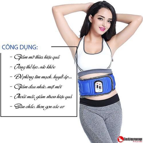 ĐAI MASSAGE RUNG GIẢM MỠ BỤNG X5
