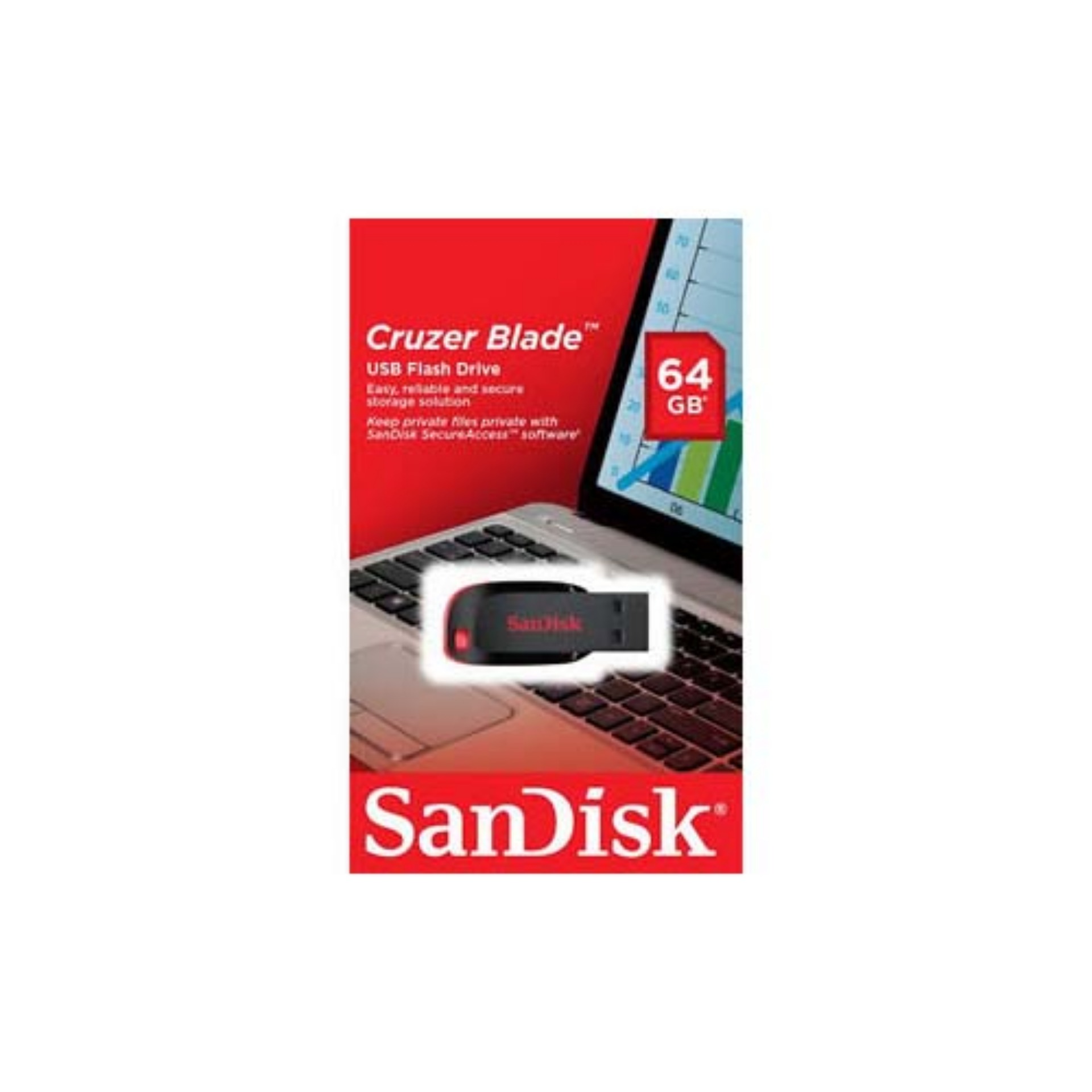 USB Sandisk Cruzer Blade CZ50 64GB (Đen) - Phụ Kiện 1986