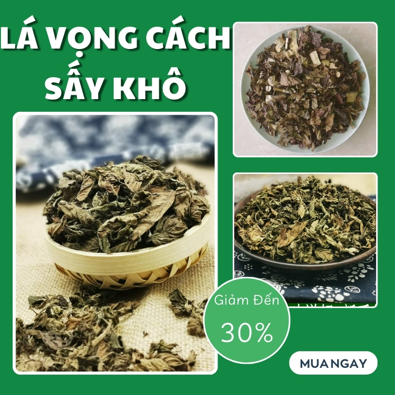 [Hàng mới về] Cây vọng cách sấy khô túi lớn loại 1kg - Công ty Thảo Dược Tấn Phát